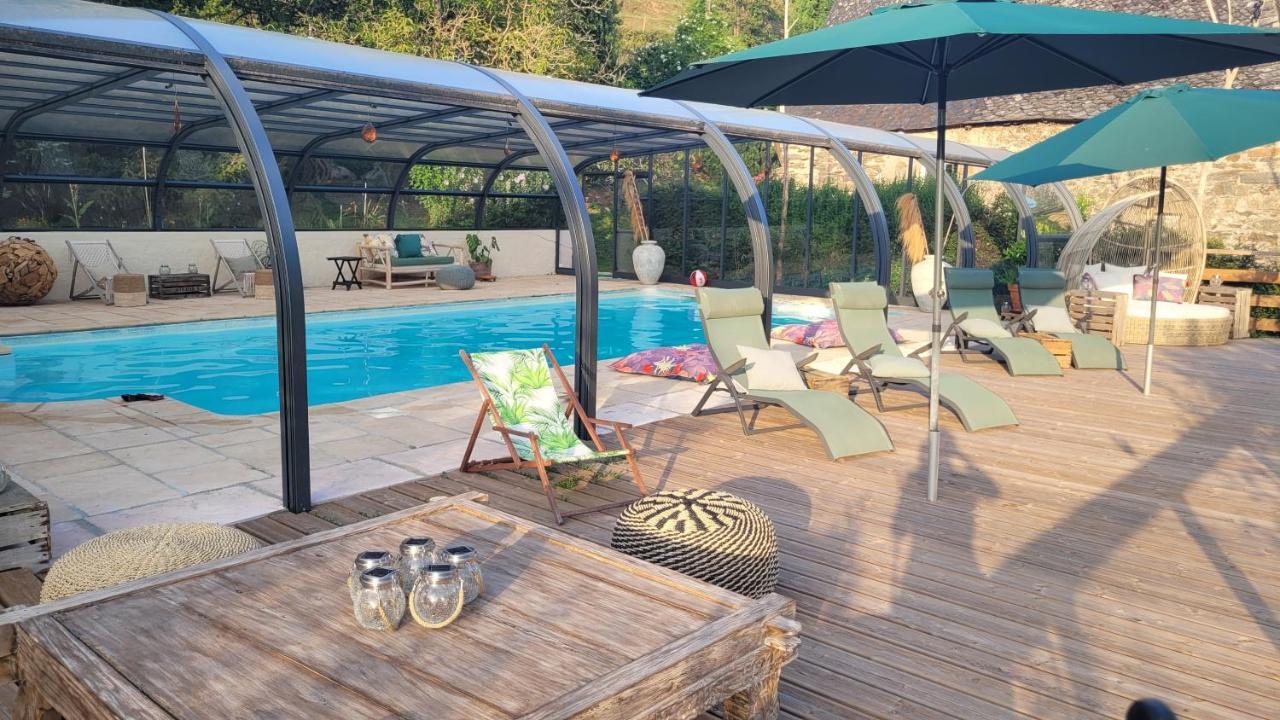 Bed and Breakfast Manoir des Pélies Conques Esterno foto
